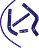 Moose Blue Race Fit Radiator 2 Hose Kit