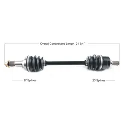 Tytaneum Replacement CV Axle Rear Right or Left