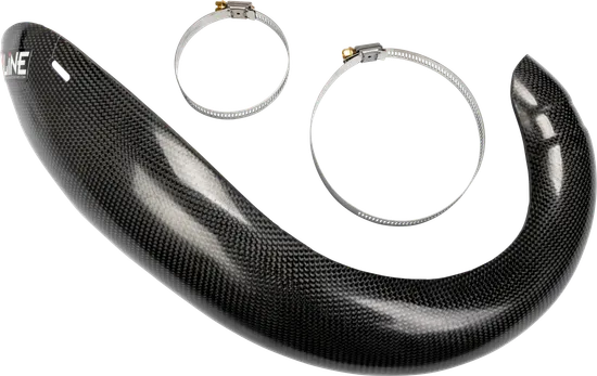 E-Line Carbon Fiber Exhaust Header Pipe Heat Shield