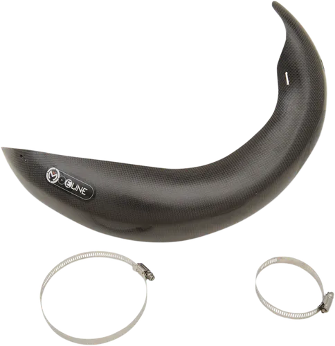 Moose Carbon Fiber 2-Stroke Exhaust Stock Pipe Guard Heat Shield