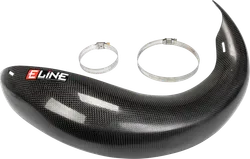 E-Line Carbon Fiber Exhaust Header Pipe Heat Shield Stock Pipe