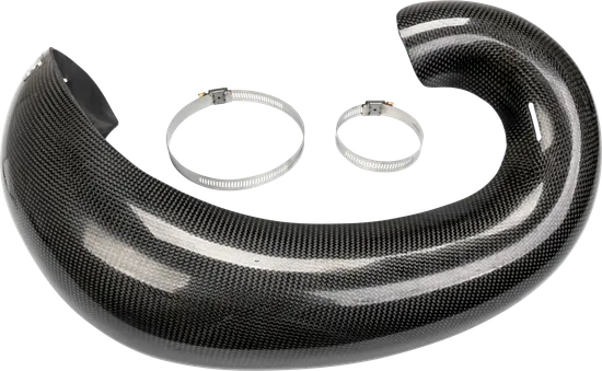 E-Line Carbon Fiber Exhaust Header Pipe Heat Shield