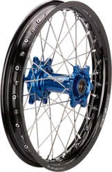 Moose Black SX1 Complete Wheel Assembly 14x1.6 Blue Hub