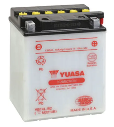 Conventional Yumicron Dry Battery YB14L-B2 - 30.4 oz