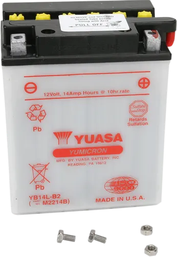 Conventional Yumicron Dry Battery YB14L-B2 - 30.4 oz
