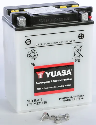 Conventional Yumicron Dry Battery YB14L-B2 - 30.4 oz