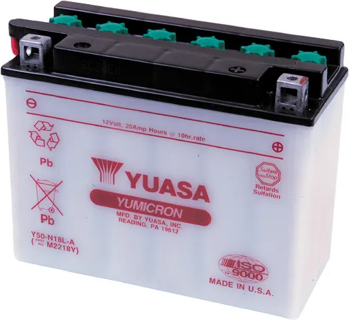 Conventional Yumicron Dry Battery Y50-N18L-A - 44 oz