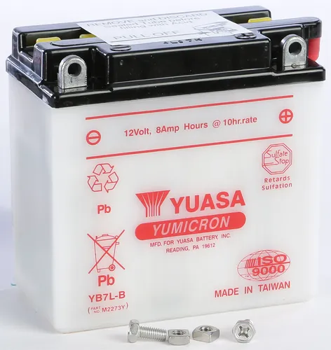 Yuasa Battery Conventional Yumicron Battery YB7L-B 3