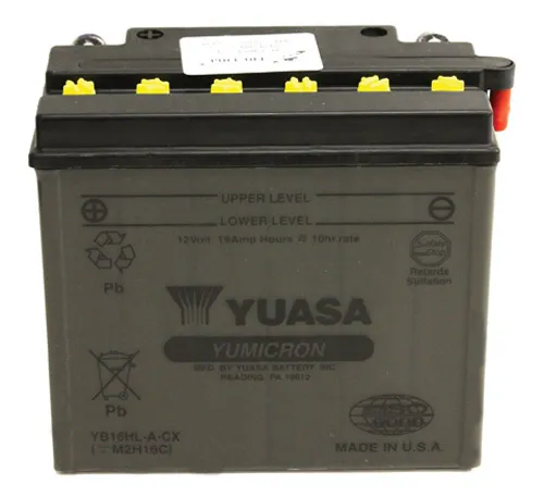 Yuasa Yumicron Dry Battery YB16HL-A-CX - 40.6 oz