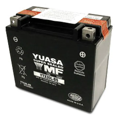 Yuasa Fresh Pack AGM Maintenance Free Battery YTX20L-BS