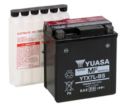 Yuasa Fresh Pack AGM Maintenance Free Battery YTX7L-BS