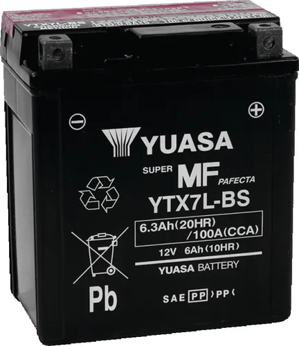 Yuasa Fresh Pack AGM Maintenance Free Battery YTX7L-BS