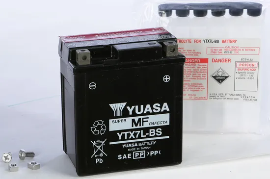 Yuasa Fresh Pack AGM Maintenance Free Battery YTX7L-BS