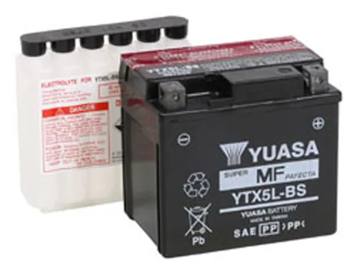 Yuasa Fresh Pack AGM Maintenance Free Battery YTX5L-BS