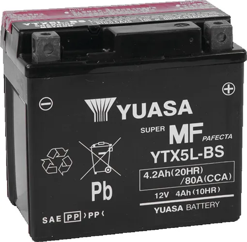 Yuasa Fresh Pack AGM Maintenance Free Battery YTX5L-BS