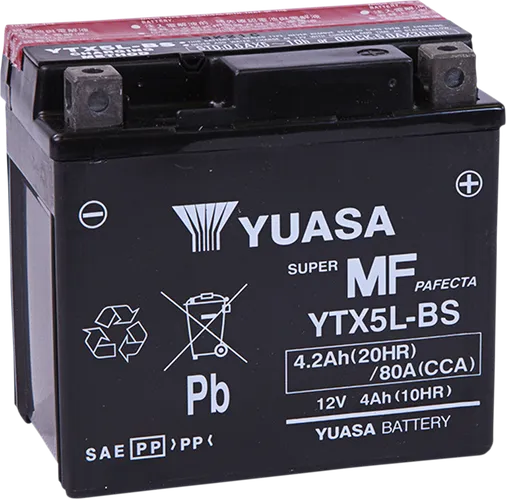 Yuasa Fresh Pack AGM Maintenance Free Battery YTX5L-BS