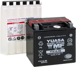 Yuasa Fresh Pack AGM Maintenance Free Battery YTX14L-BS