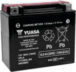 Yuasa Battery YTX High Performance AGM Maintenance-Free Battery