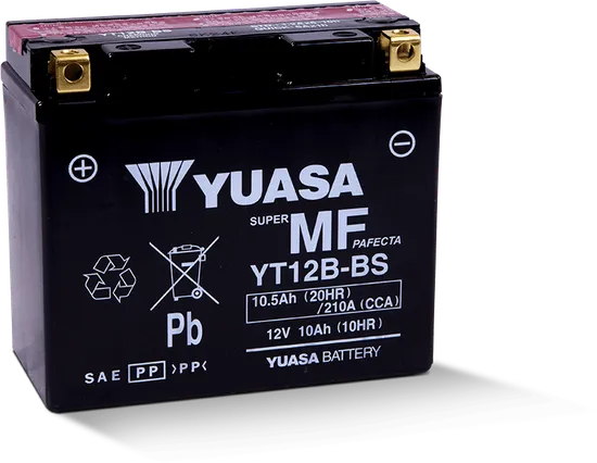 Yuasa Fresh Pack AGM Maintenance Free Battery YT12B-BS