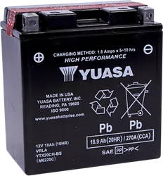 Yuasa Battery YTX High Performance AGM Maintenance-Free Battery