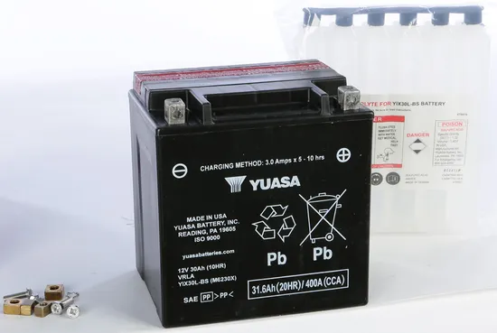 Yuasa Battery YIX High Performance AGM Maintenance-Free Battery