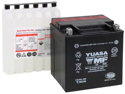 Fresh Pack AGM Maintenance Free Battery YIX30L-BS-PW  1.4 L