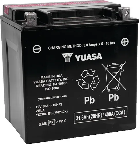 Fresh Pack AGM Maintenance Free Battery YIX30L-BS-PW  1.4 L