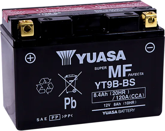 Yuasa Fresh Pack AGM Maintenance Free Battery YT9B-BS