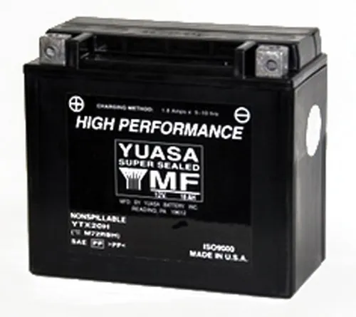 Yuasa Battery YTX High Performance AGM Maintenance-Free Battery