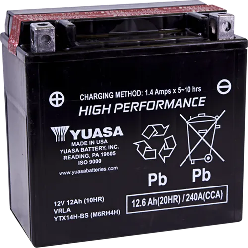 Yuasa Battery YTX High Performance AGM Maintenance-Free Battery