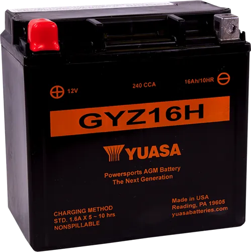 Yuasa Factory Activated Maintenance Free Battery GYZ16H