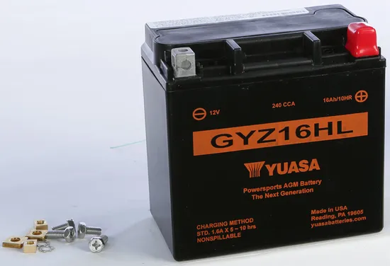 Yuasa Battery GYZ Factory-Activated AGM Maintenance-Free Battery