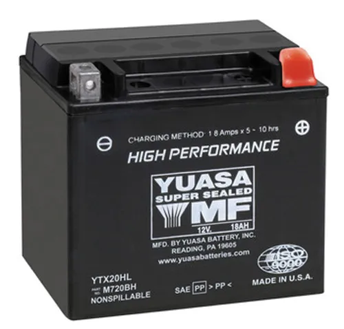 HP Factory Activated AGM Maintenance Free Battery YTX20HL