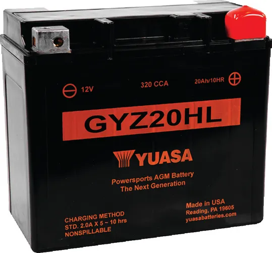 Yuasa Factory Activated Maintenance Free Battery GYZ20HL