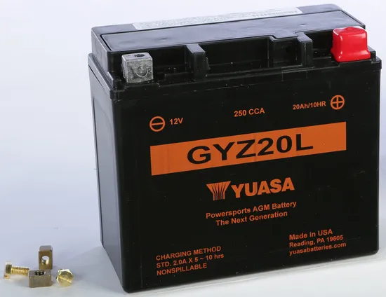 Yuasa Battery GYZ Factory-Activated AGM Maintenance-Free Battery