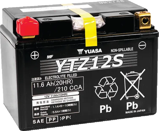 H-P Factory Activated AGM Maintenance Free Battery YTZ12S