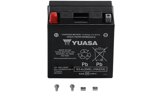 H-P Factory Activated AGM Maintenance Free Battery YTX20CH