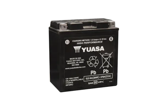 H-P Factory Activated AGM Maintenance Free Battery YTX20CH