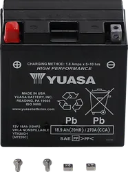 H-P Factory Activated AGM Maintenance Free Battery YTX20CH