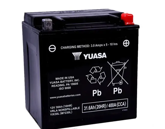 Yuasa Battery YIX AGM Maintenance-Free Battery