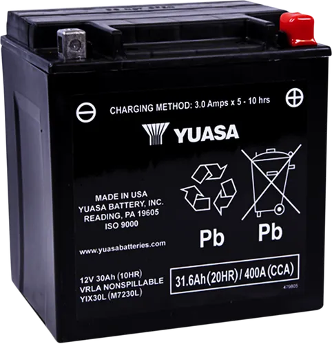 Yuasa Battery YIX AGM Maintenance-Free Battery