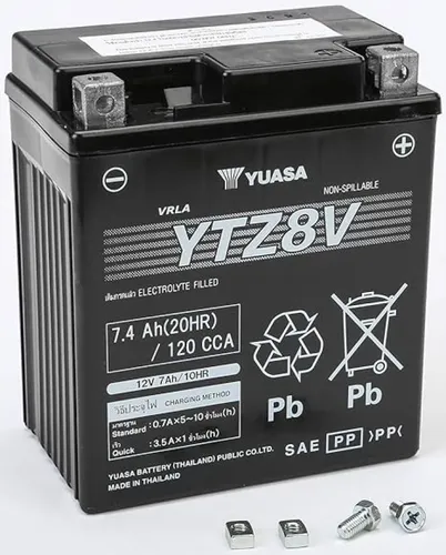 H-P Factory Activated AGM Maintenance Free Battery YTZ8V