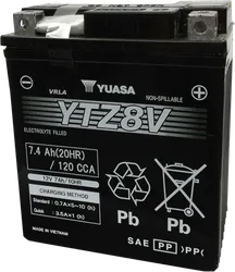 H-P Factory Activated AGM Maintenance Free Battery YTZ8V