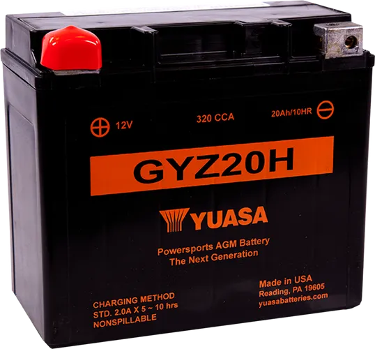 Yuasa Factory Activated Maintenance Free Battery GYZ20H