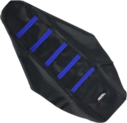 Moose Black Blue Rubberized High Traction Ribbed Seat Cover For YZ