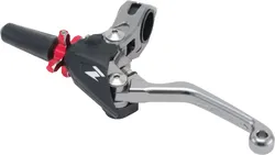 Zeta Aluminum 3 Finger Pivot Clutch Perch Lever Red