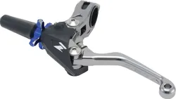 Zeta Aluminum 3 Finger Pivot Clutch Perch Lever Blue
