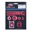 Zeta Billet Aluminum Dress Up Kit Red