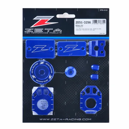 Zeta Billet Aluminum Dress Up Kit Blue