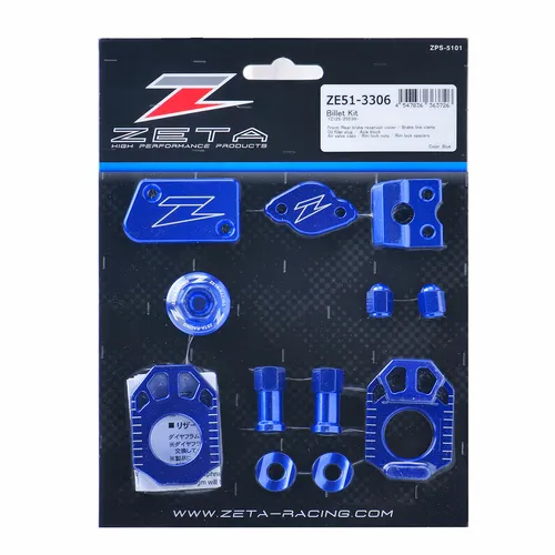 Zeta Billet Aluminum Dress Up Kit Blue